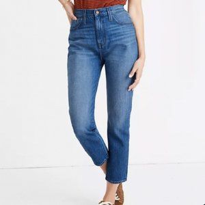 MADEWELL The Momjean Blue Denim Jeans Size 33